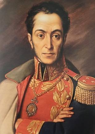 Simon Bolivar arrabbiato