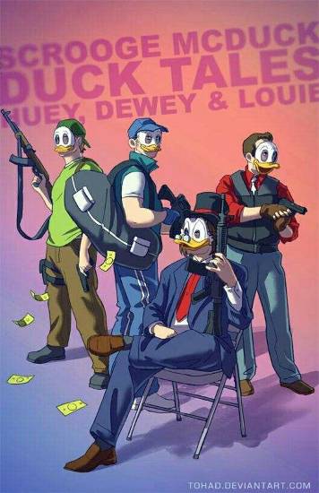 metodi di worldbuilding: ducktales mashup